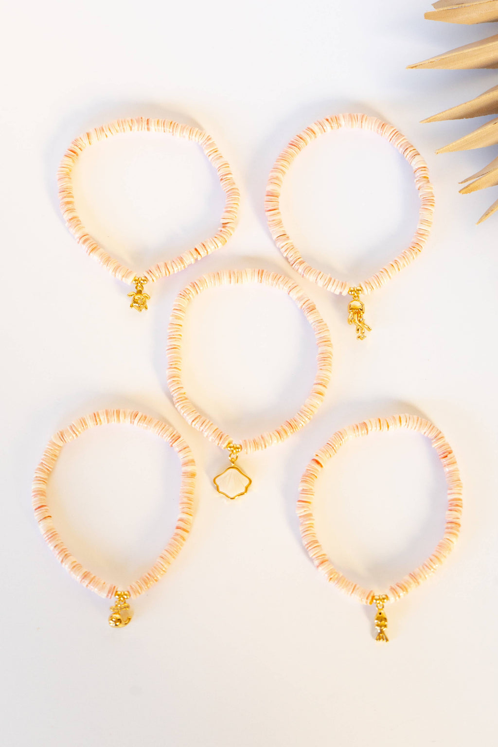 Heishi Bead Stretch Bracelet