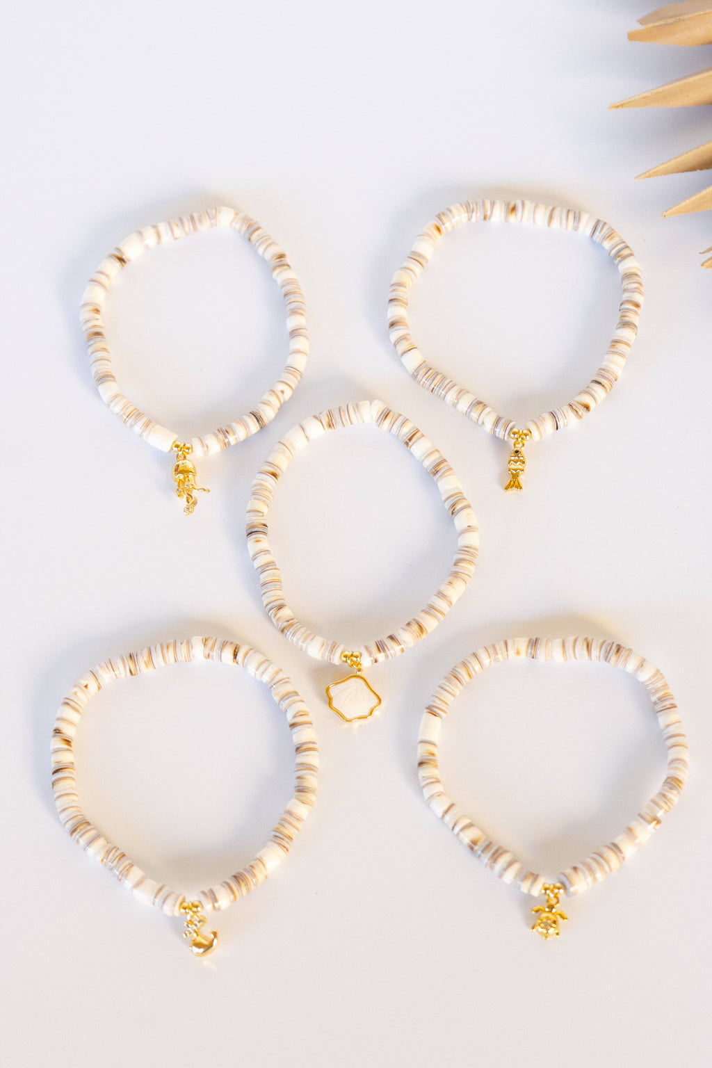 Heishi Bead Stretch Bracelet