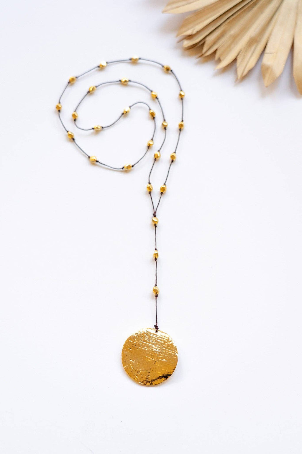 Golden Sun Gold Alloy Necklace