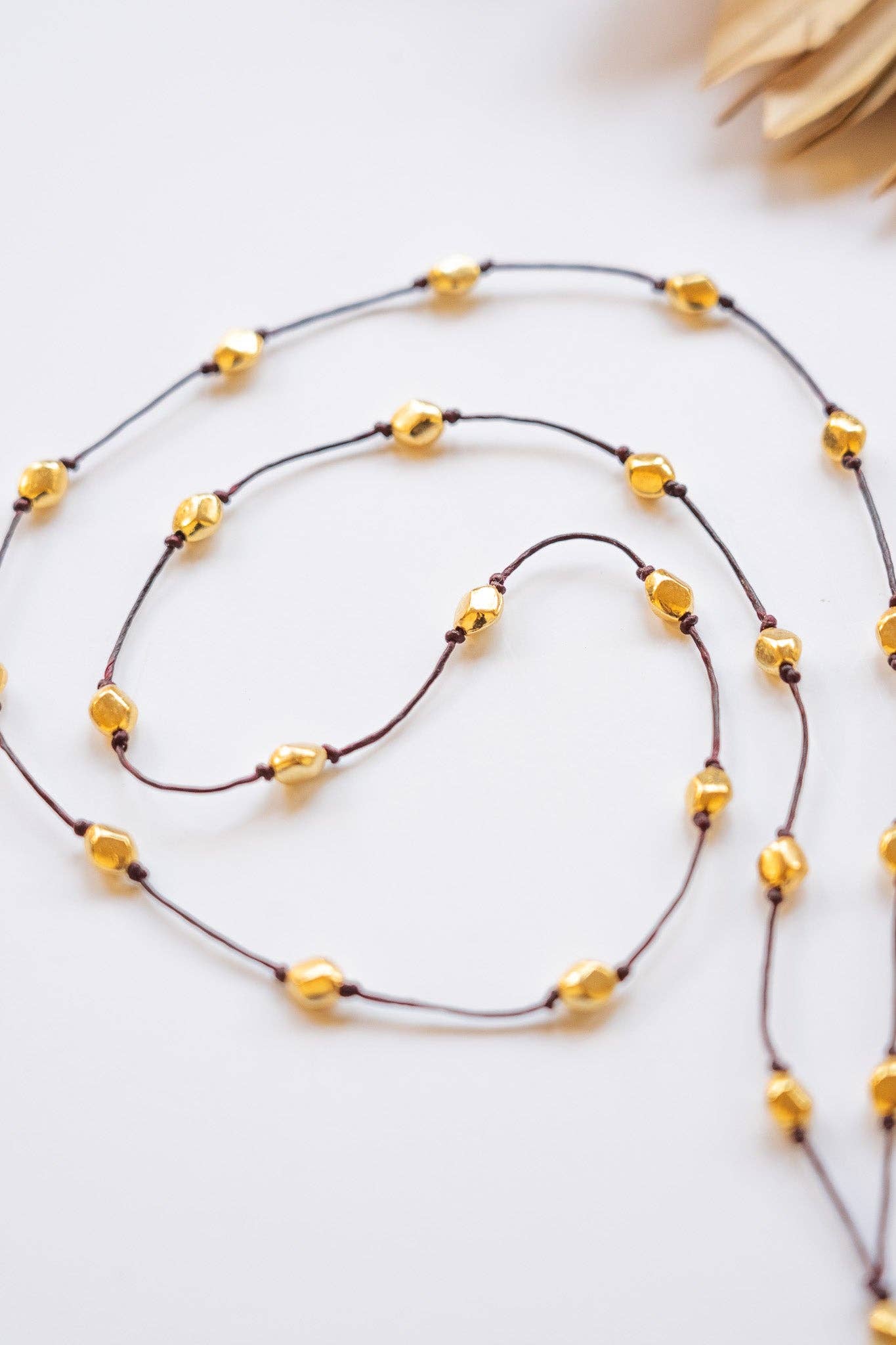 Golden Sun Gold Alloy Necklace
