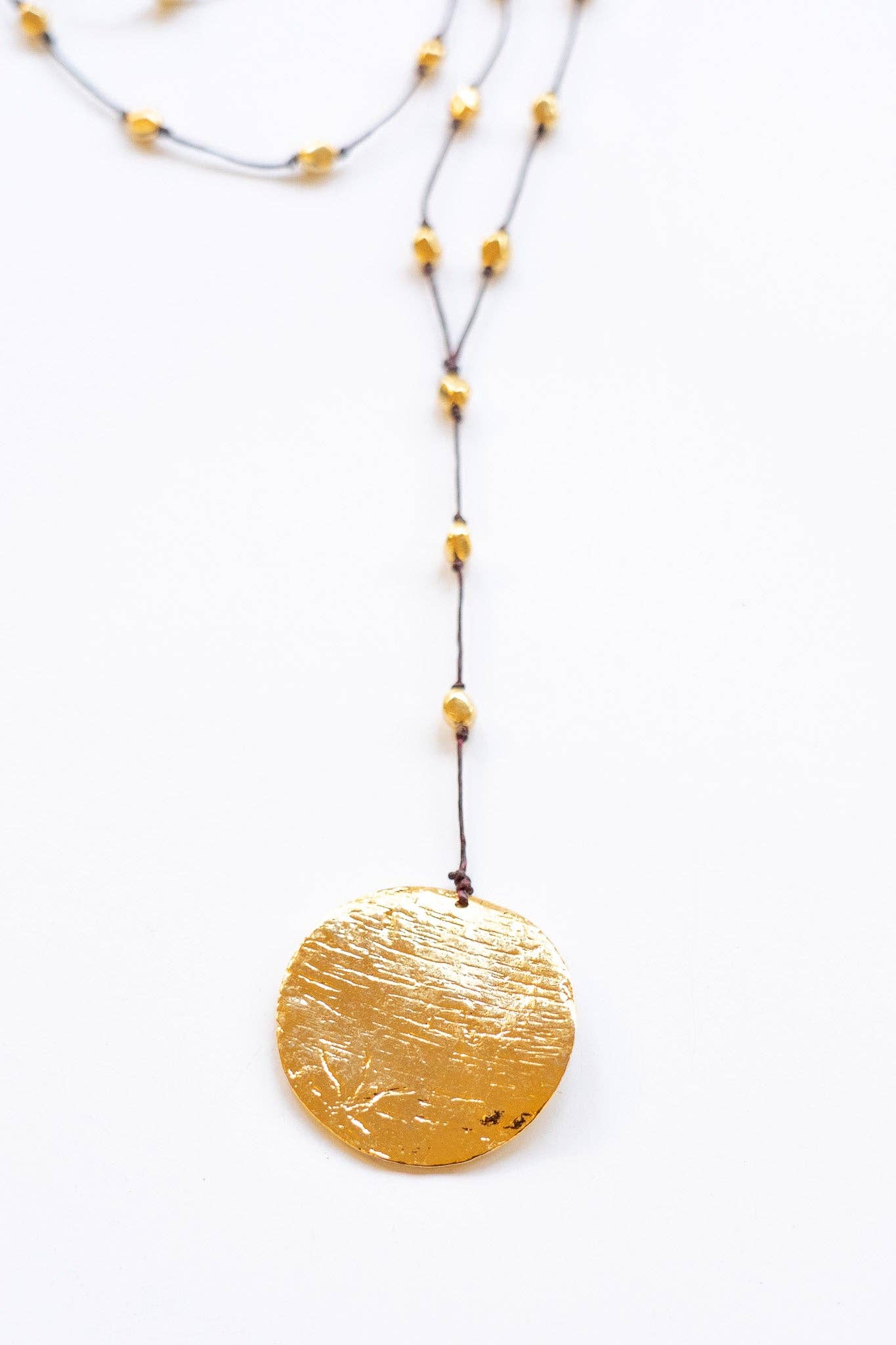 Golden Sun Gold Alloy Necklace