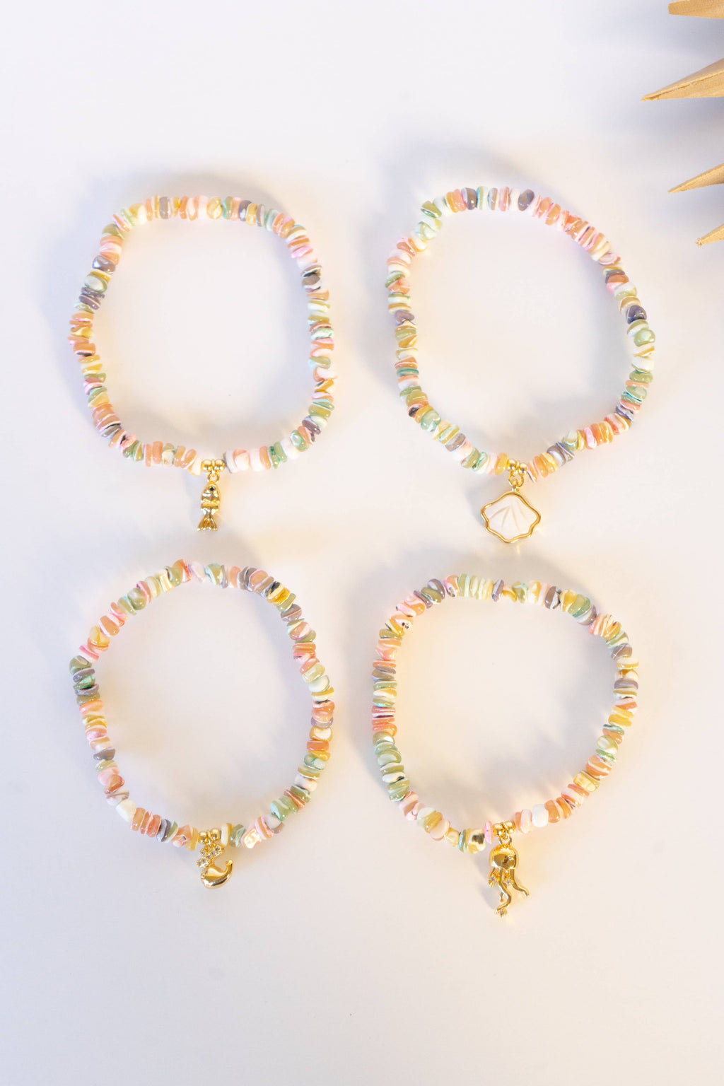Heishi Bead Stretch Bracelet