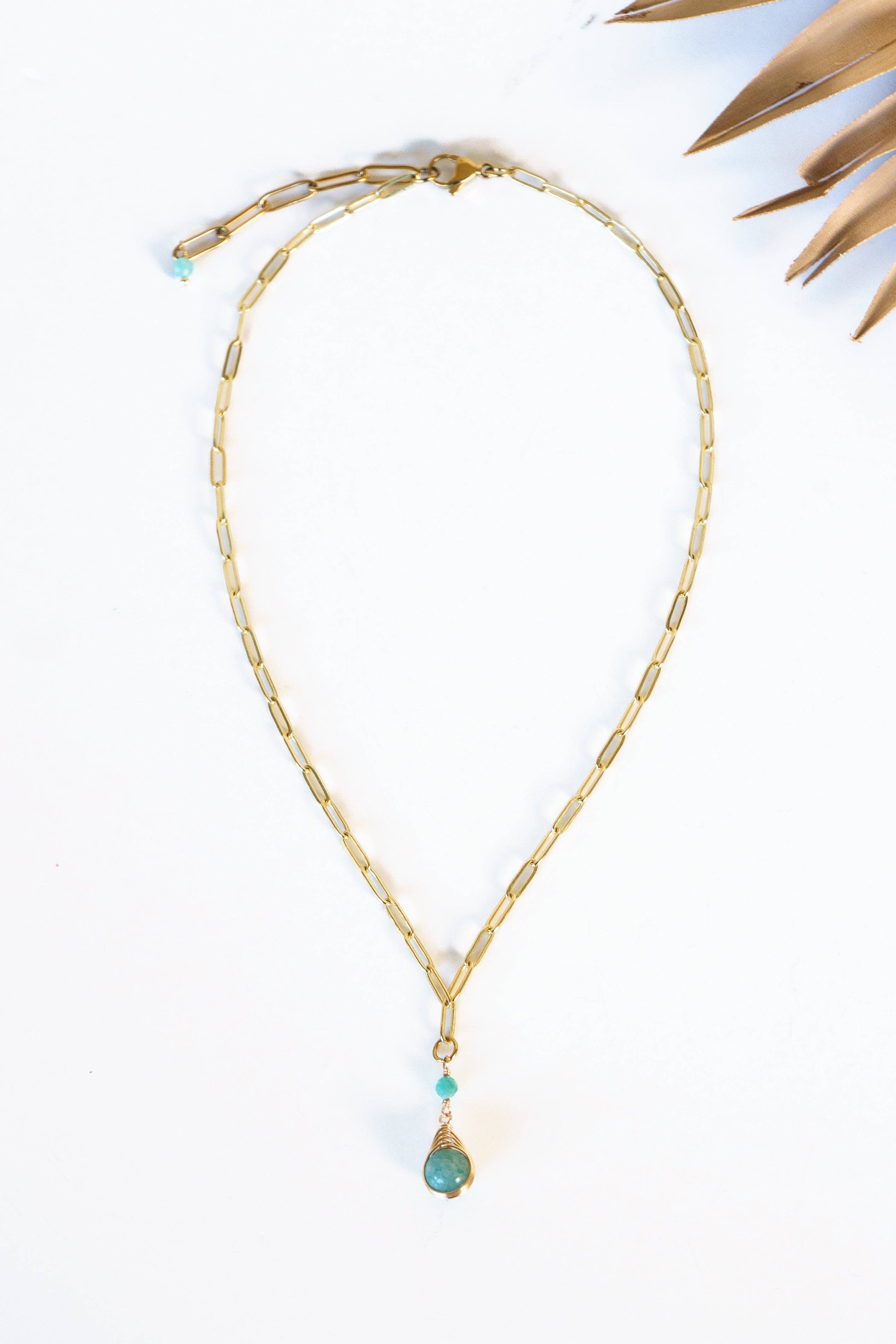 Sea Glass Drop Necklace
