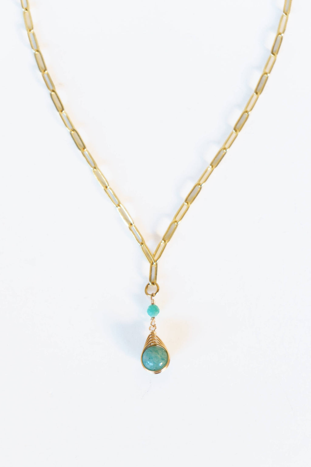 Sea Glass Drop Necklace