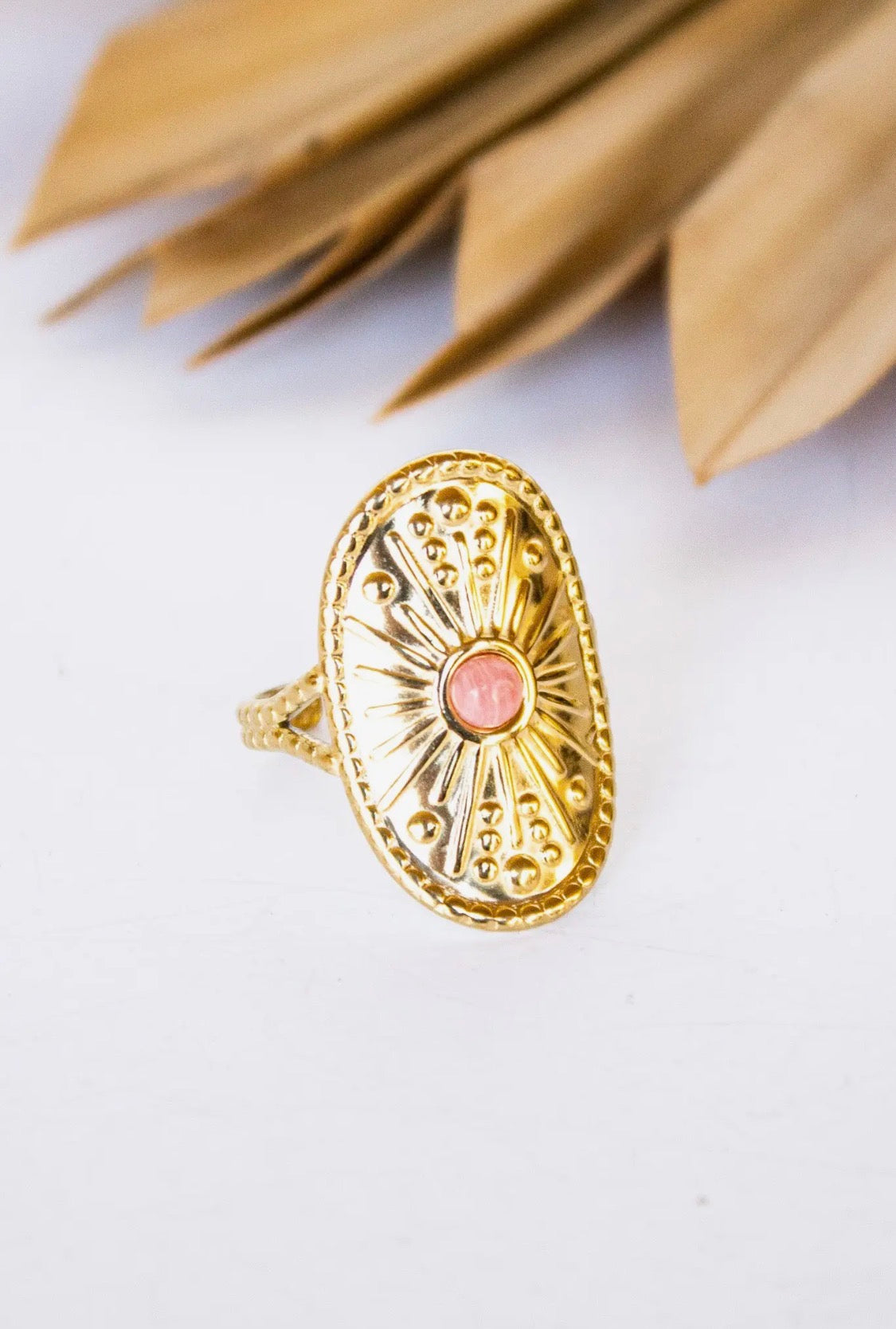 Rose Quartz Ring