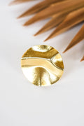 Waves of Gold Ring