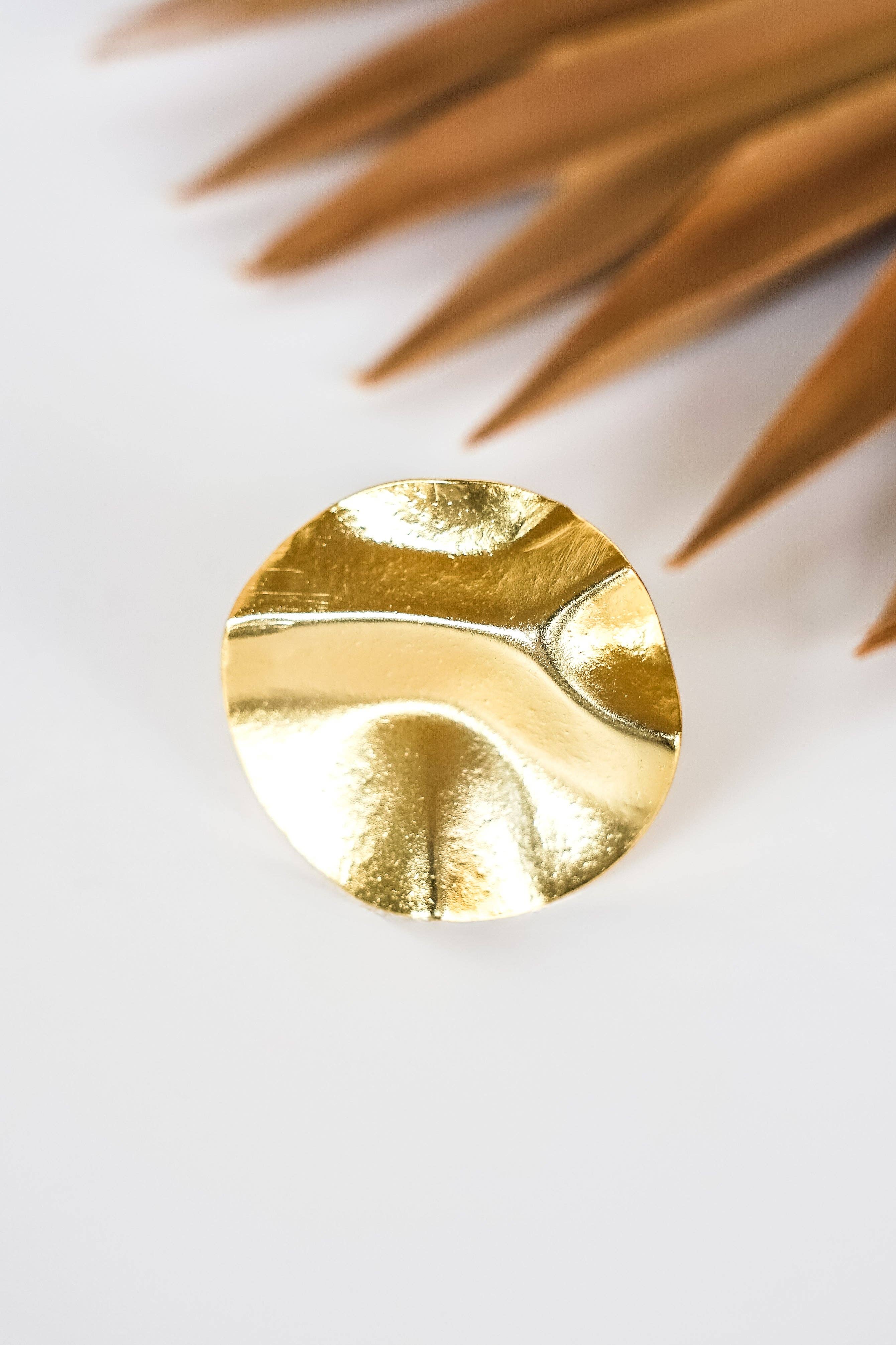 Waves of Gold Ring